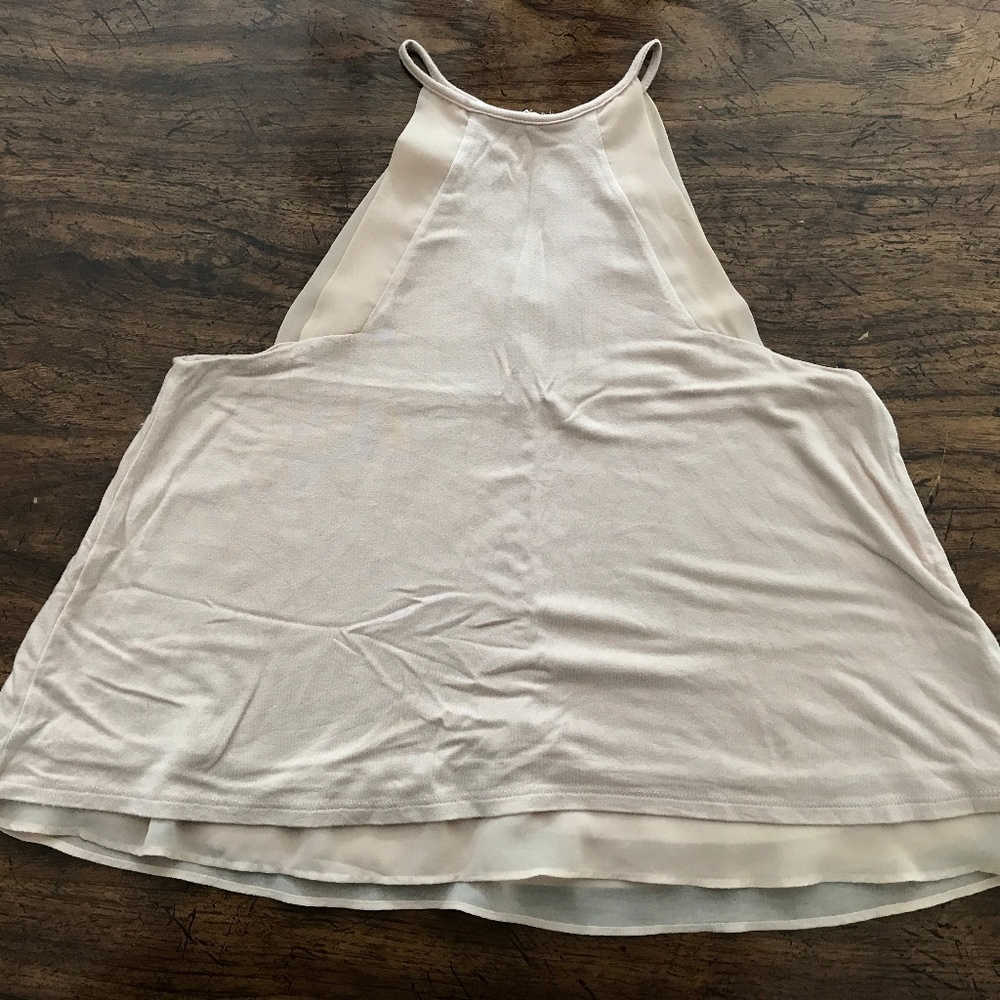 URBAN Silence + Noise pink halter tank size small
